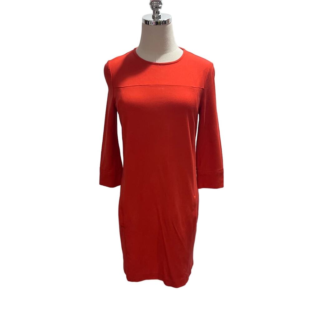 Whistles Red Pockets Stretch Sheath Dress Sz‎ US 4